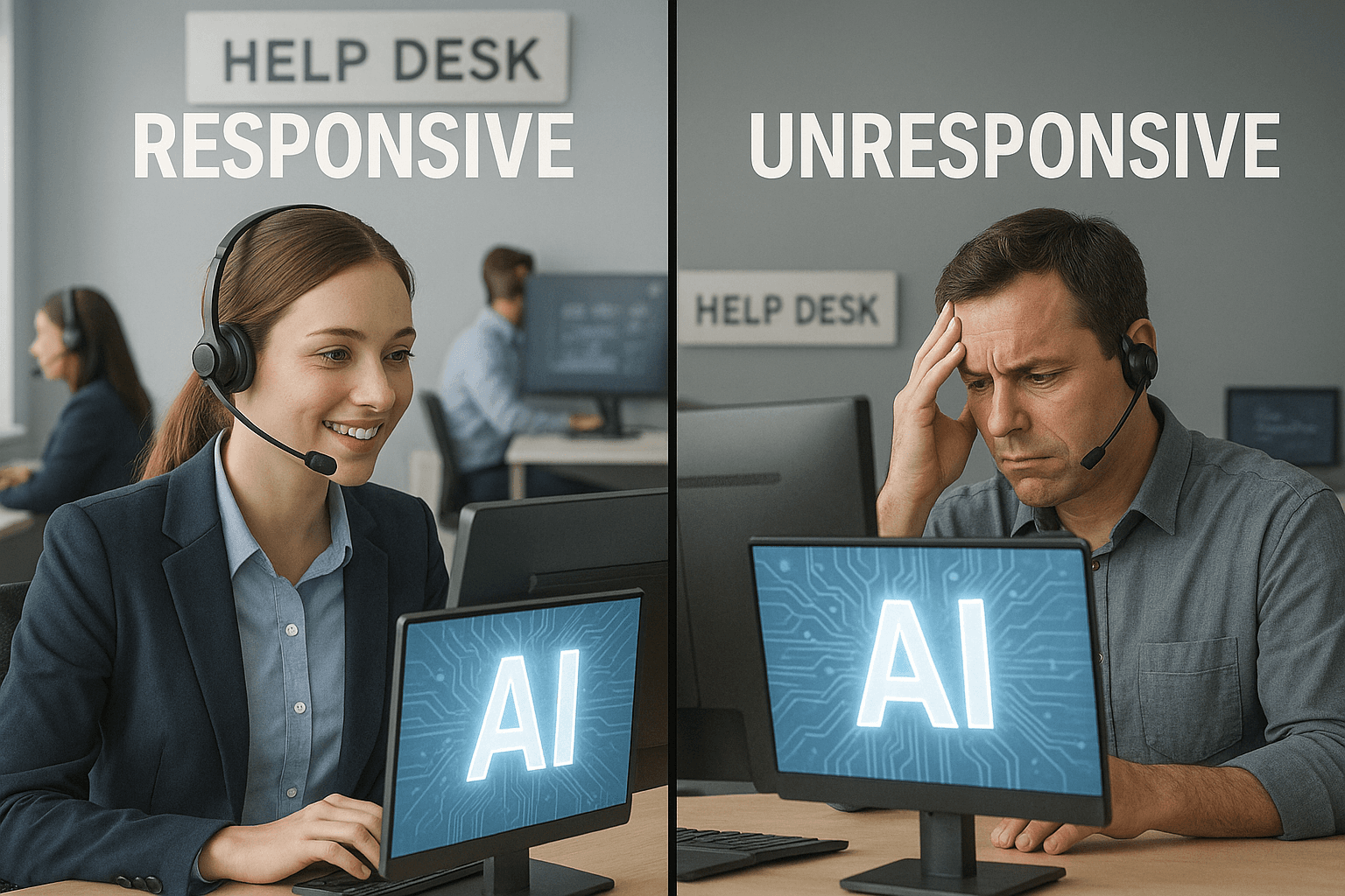 KI-Support – Wenn etwas schiefgeht, wer nimmt tatsächlich das Telefon ab?